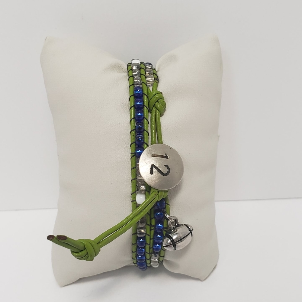 Seahawks wrap bracelet